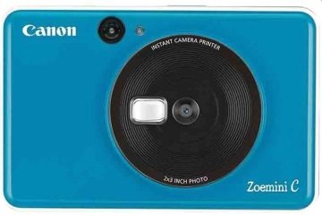 Canon Zoemini C Şipşak Fotoğraf Makinesi - Canon Eurasia Garantili - 10 Poz Film Hediyeli Mavi (Seaside Blue)