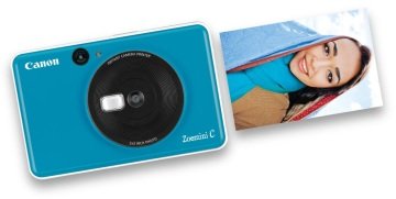 Canon Zoemini C Şipşak Fotoğraf Makinesi - Canon Eurasia Garantili - 10 Poz Film Hediyeli Mavi (Seaside Blue)