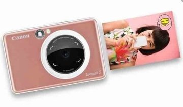 Canon Zoemini S Şipşak Fotoğraf Makinesi - Canon Eurasia Garantili - 10 Poz Film Hediyeli Pembe (Rose Gold)
