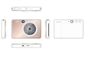 Canon Zoemini S Şipşak Fotoğraf Makinesi - Canon Eurasia Garantili - 10 Poz Film Hediyeli Pembe (Rose Gold)