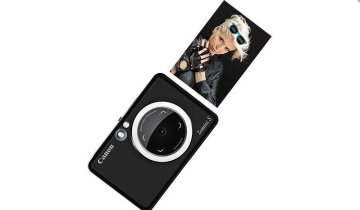 Canon Zoemini S Şipşak Fotoğraf Makinesi - Canon Eurasia Garantili - 10 Poz Film Hediyeli Siyah (Matte Black)