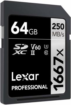 Lexar 64 GB SDXC class10 UHS - II u3 - 250 MB/s 1667x Hafıza Kartı
